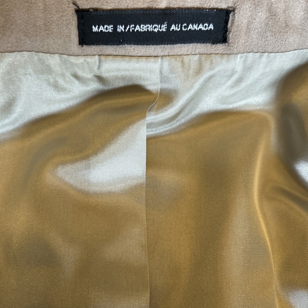 Bill Blass Micro Suede Sport Coat Mens 42S 3-Button Polyester Blazer Suit Jacket - Picture 10 of 16